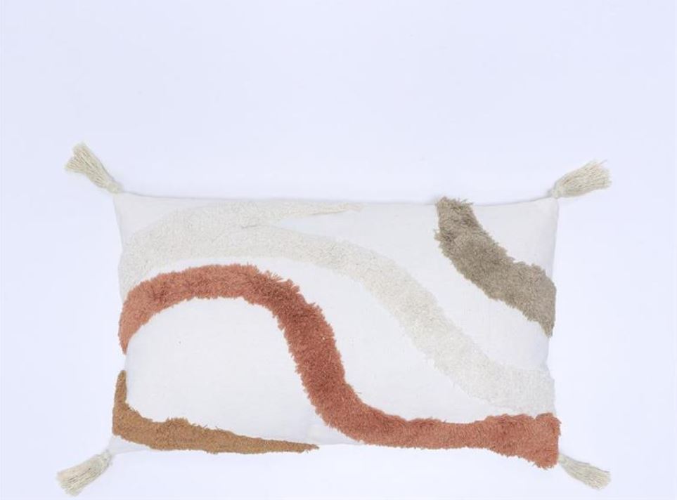 Cojín Polialgodon Marron 30x50 A